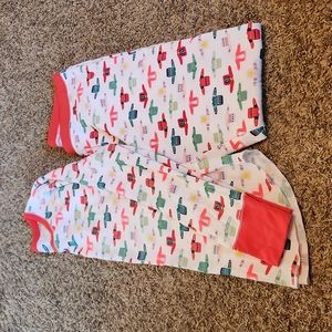 Old Navy thermal Christmas pajamas